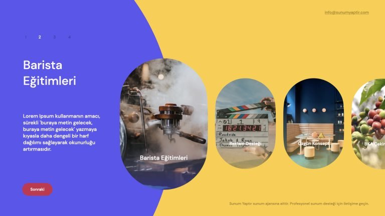 Franchise Bayilik Sunumu Örneği, Keynote-Kapak, Sunum Ajansı, Bayiler için 2