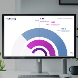 Yaratıcı grafik. Powerpoint yaratıcı veri grafiği